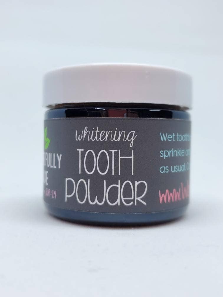 White Teeth | Tooth Whitening Powder | Charcoal | Natural